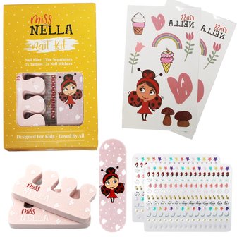 Miss Nella nagel en accessories set voor kinderen