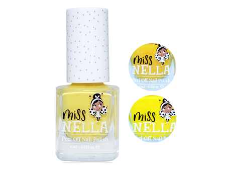 Miss Nella peel off kinder nagellak - geel tinten