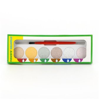 Oekonorm - Aquarelverf - 6 kleuren- ook leuk op eieren