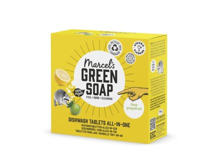 Marcels Green Soap Vaatwastabletten - Grapefruit en Limoen - 24 tabletten