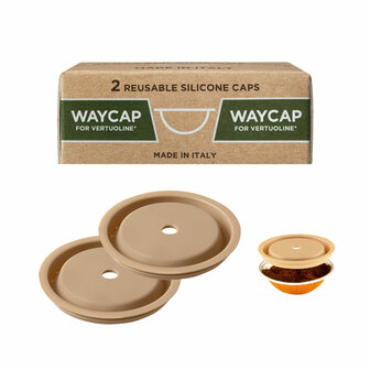 Waycap 2 Nespresso caps voor de  Vertuo wegwerpcapsule