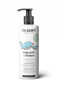 Oh, baby! biologische body wash & shampoo - 250 ml - vegan