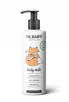 Oh, baby! biologische body en face milk - 250 ml - vegan