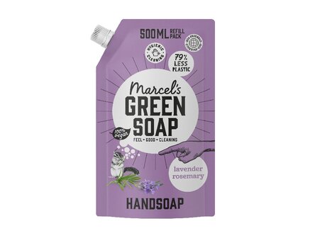 Marcels Green Soap Handzeep navulzak - 500 ml
