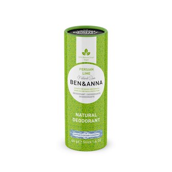 Ben&amp;Anna deodorant Persian Lime  40 gram - Vegan
