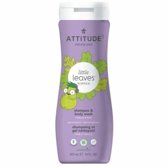 Attitude little leaves&trade; 2-in-1 Shampoo en Body Wash &ndash; Vanilla &amp; Pear - 2-12 jaar- vegan