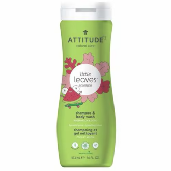 Attitude little leaves&trade; 2-in-1 Shampoo en Body Wash &ndash; Watermeloen &amp; Coco - 2-12 jaar- vegan