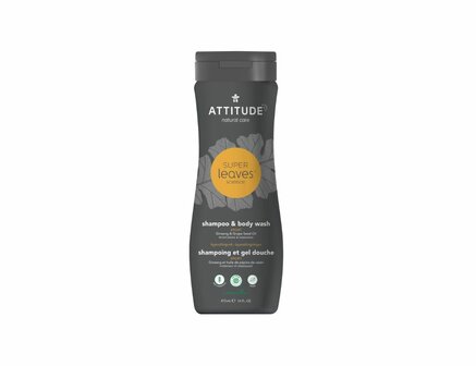 Attitude Shampoo &amp; Douchegel 2-in-1 - Sport - 473 ml - vegan