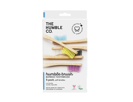 The Humble Co - Bamboe tandenborstels - soft - 5 stuks