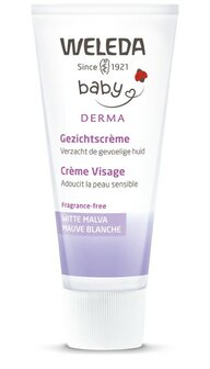 Weleda Baby witte malva sensitive gezichtscreme - 50 ml