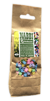  Nabbi BioBeads strijkkralen mix pastel &ndash; 1000 pcs