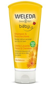 Weleda Calendula baby shampoo &amp; douche cr&egrave;me - 200 ml - vegan