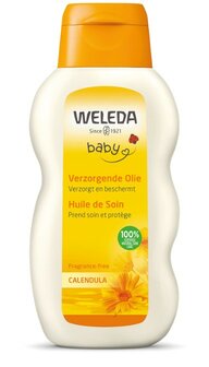 Weleda Calendula baby verzorgende olie 200 ml - vegan