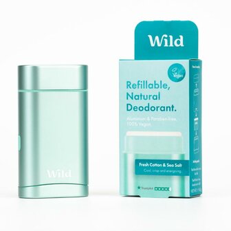 Wild navulbare deodorant - start verpakking - 40 gram