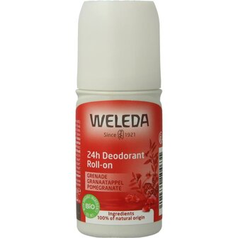 Weleda Granaatappel 24h roll on deodorant - vegan
