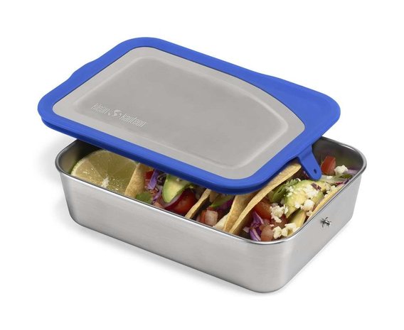 Klean Kanteen RVS lunchbox lek vrij  - Blueberry Bliss