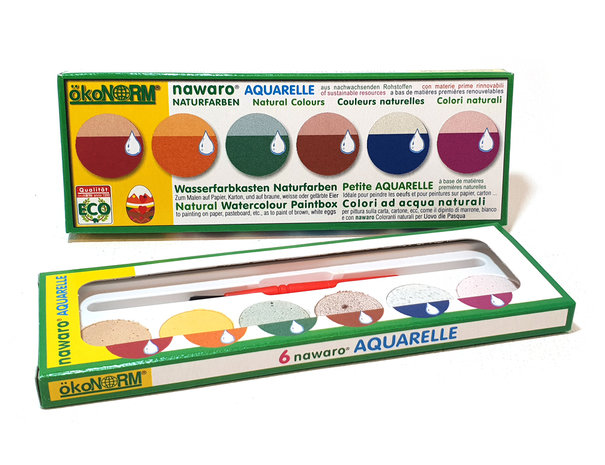 Oekonorm - Aquarelverf - 6 kleuren- ook leuk op eieren