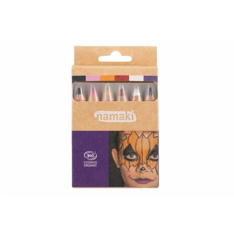 Namaki  kindermake - up - potloden schmink - horror - 6 kleuren (biologisch gecertificeerd:)