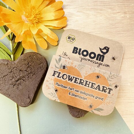 Bloom your message - plantbaar bloemenhart