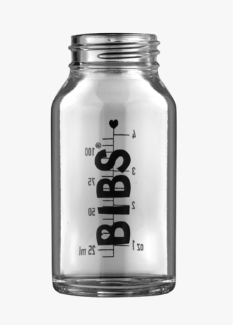 Bibs glazen babyfles - Ivory - 110 ml
